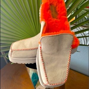 UGG X ECKHAUS LATTA  BLOCK SLIDE WOMEN SHOES SKY GREY